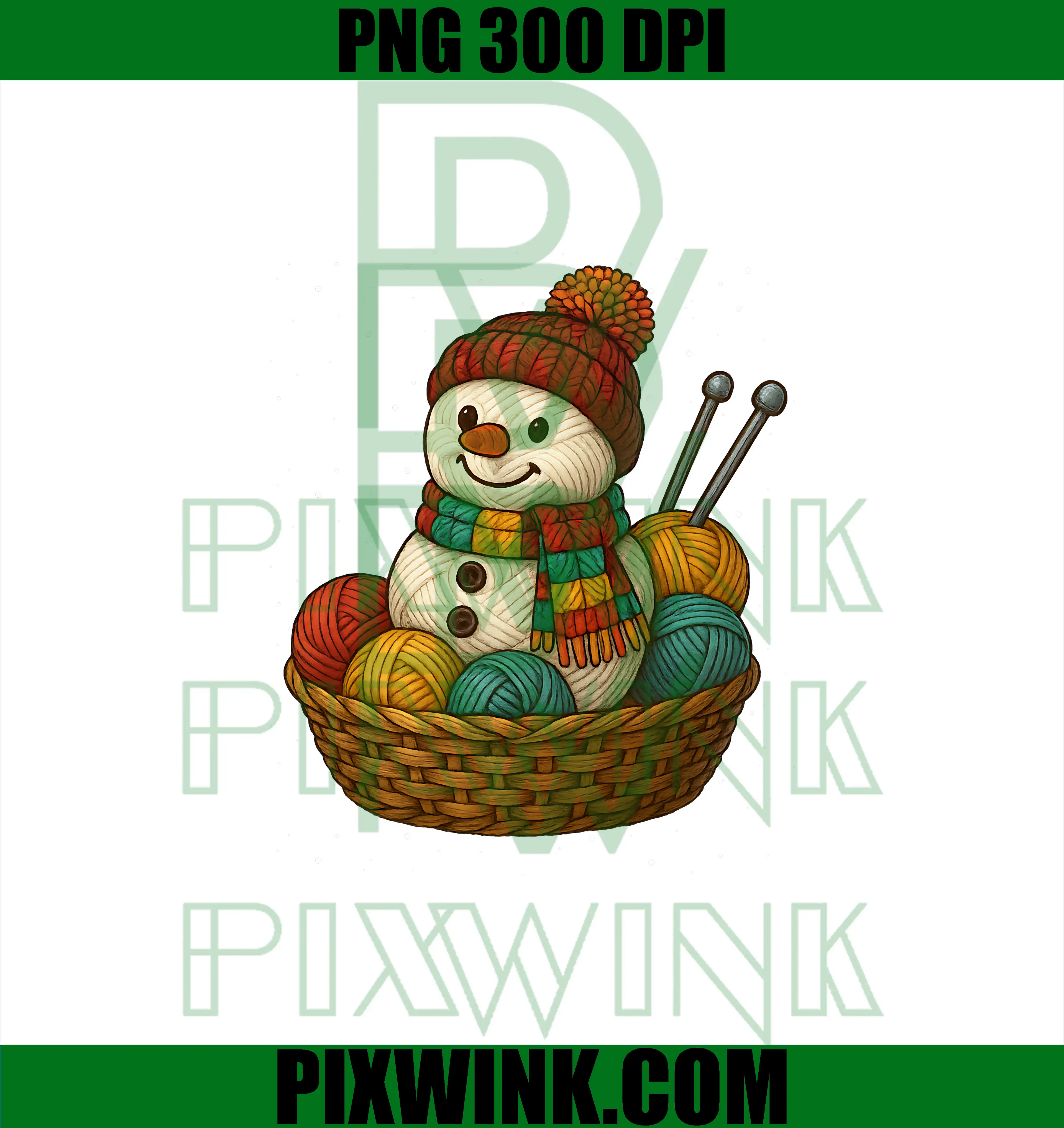 Yarn Snowman Knitting Crafting PNG, Crocheting Quilter Christmas PNG