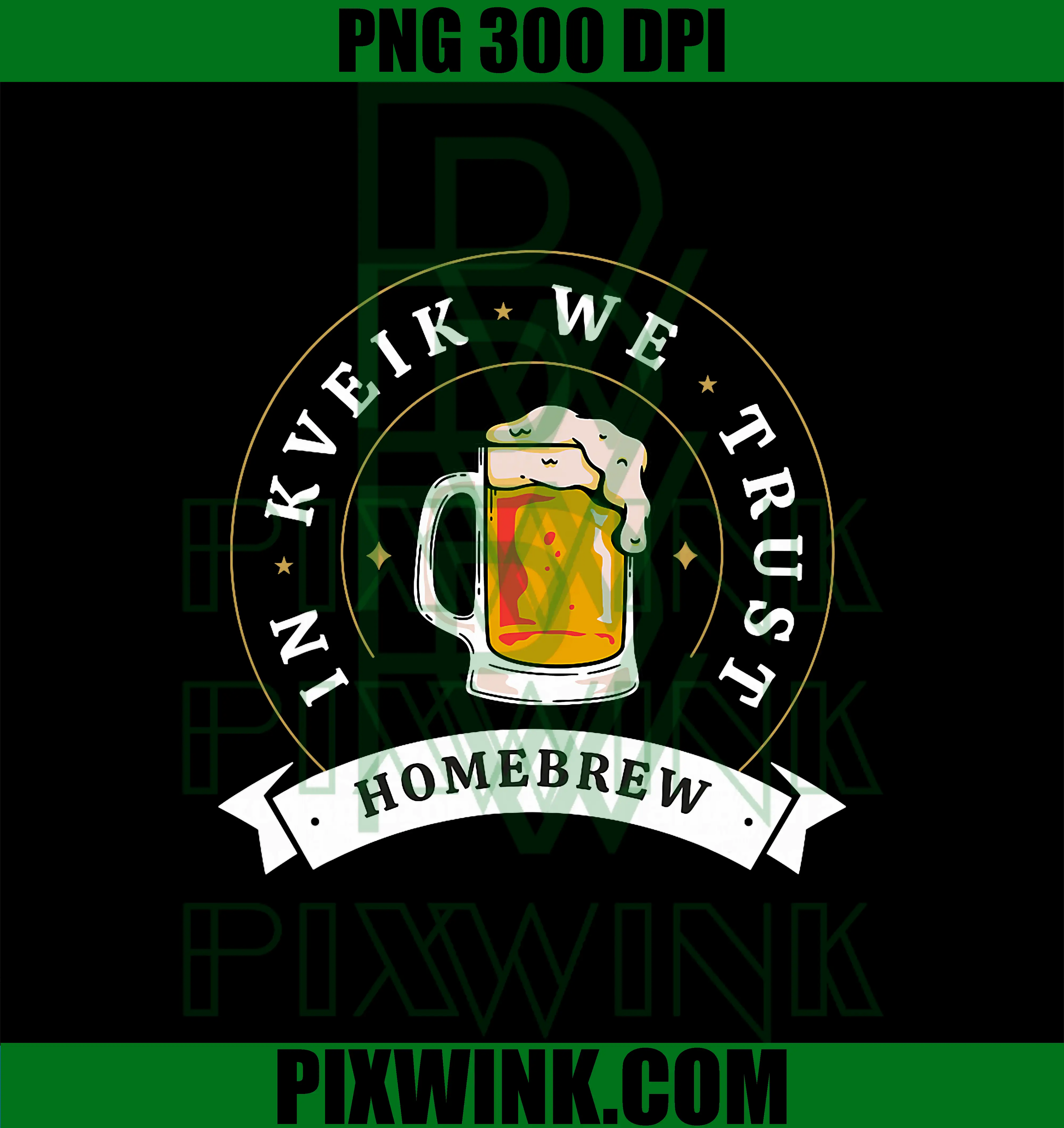 In Kveik We Trust Homebrew PNG, Beer Yeast Brewing PNG